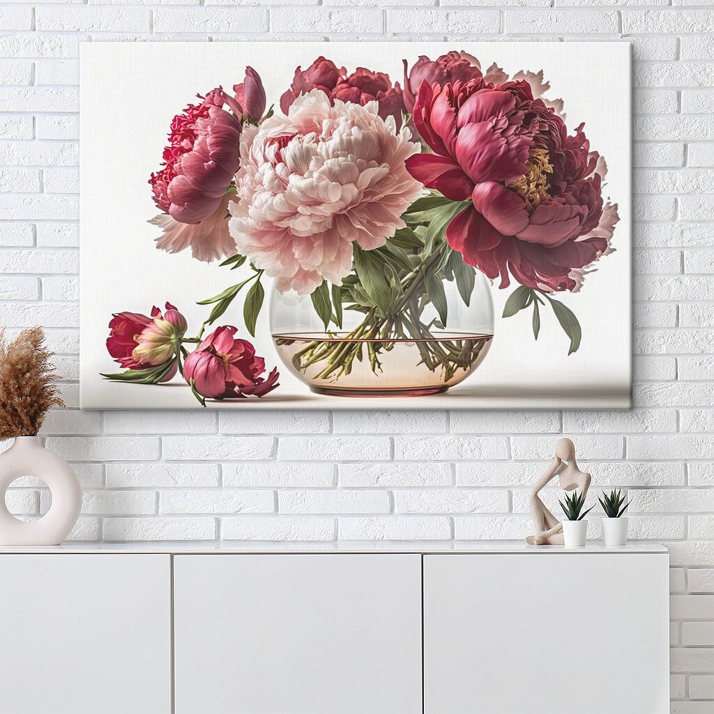A vase of pink and white flowers A vase of pink and white flowers