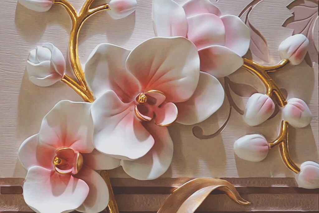 A close up of flowers