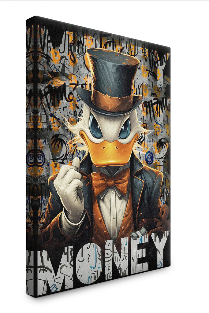 A duck wearing a suit and hat A duck wearing a suit and hat