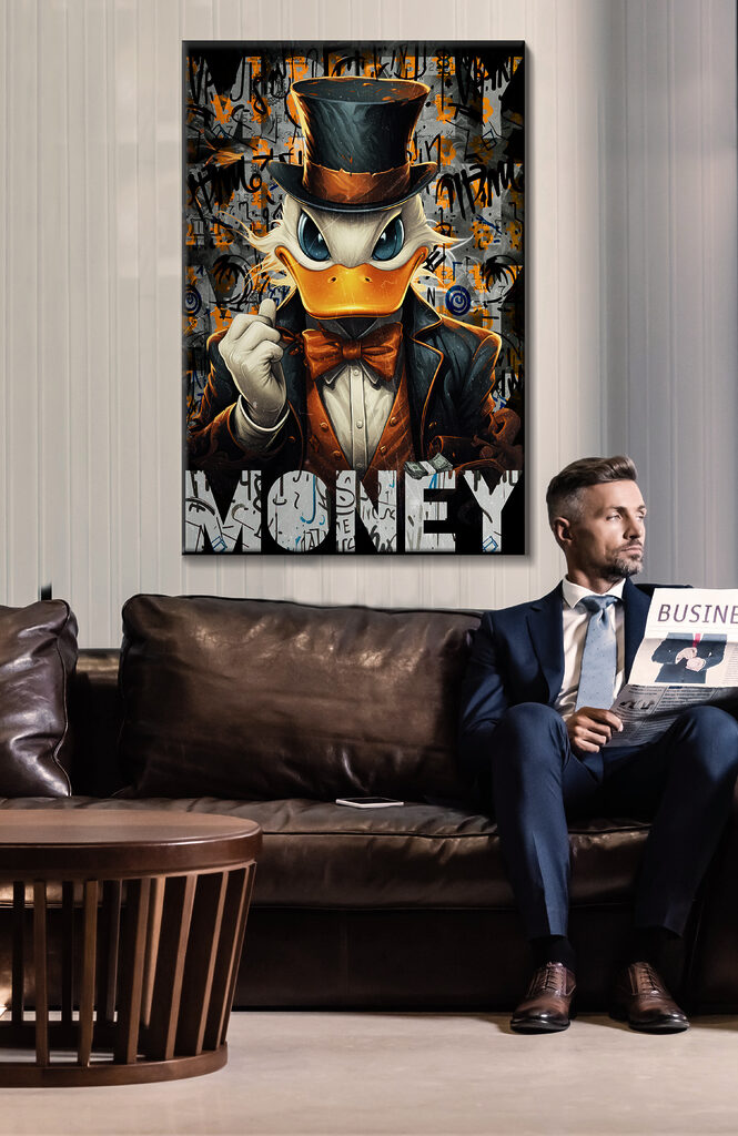 A duck wearing a suit and hat A duck wearing a suit and hat