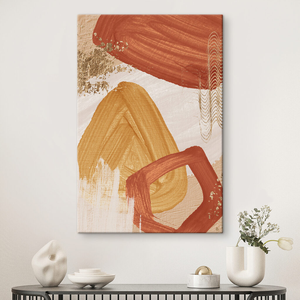 A close up of a painting A close up of a painting