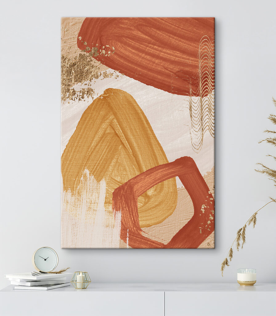 A close up of a painting A close up of a painting