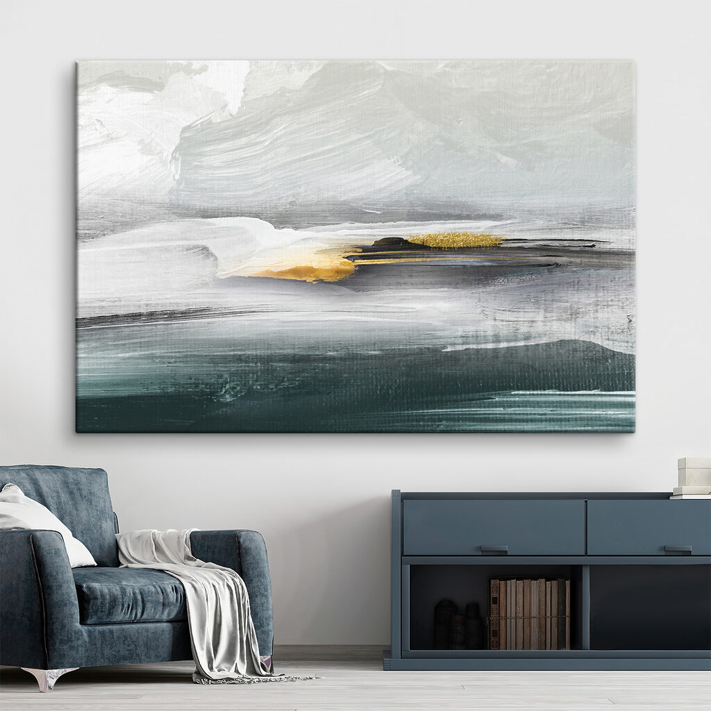 A painting of a landscape A painting of a landscape