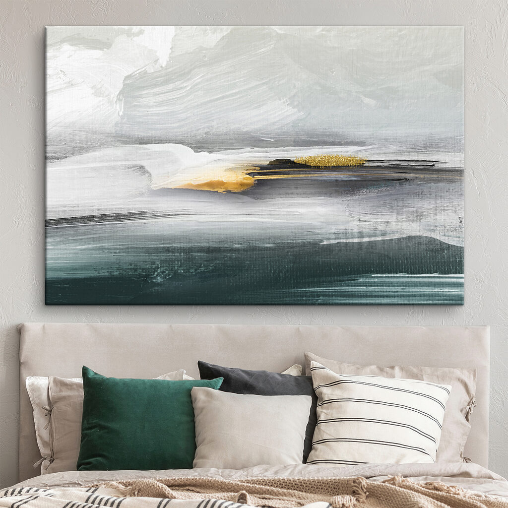 A painting of a landscape A painting of a landscape