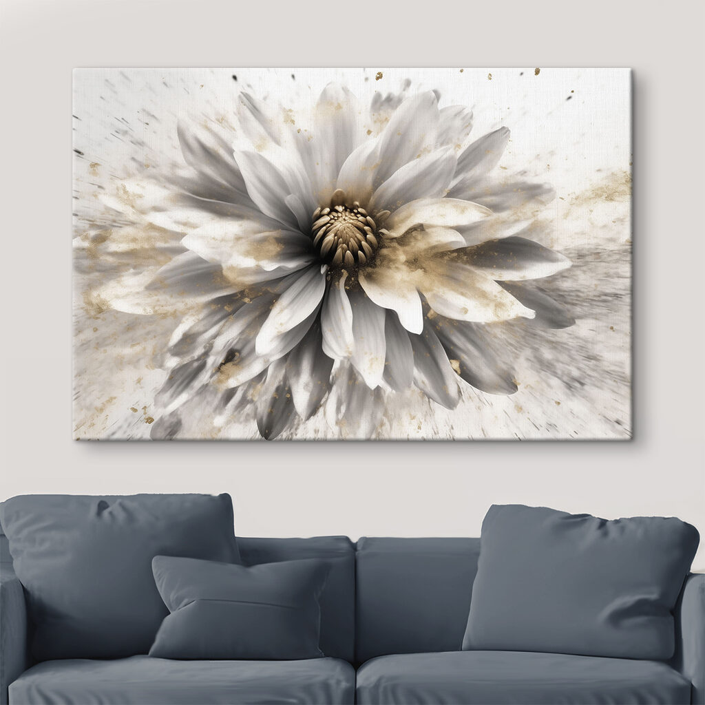 Elegant flower in soft tones