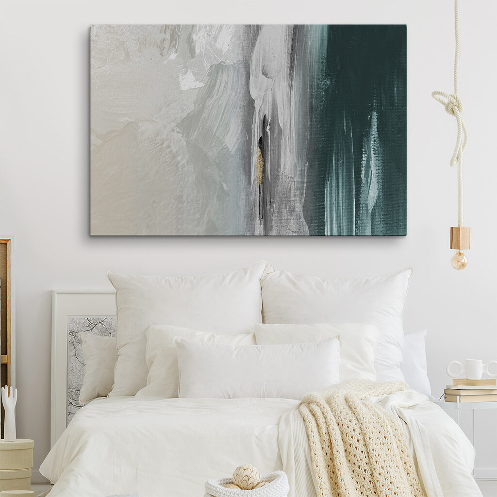 A close up of a painting A close up of a painting