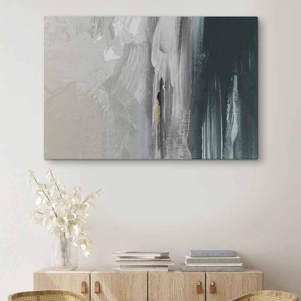 A close up of a painting A close up of a painting