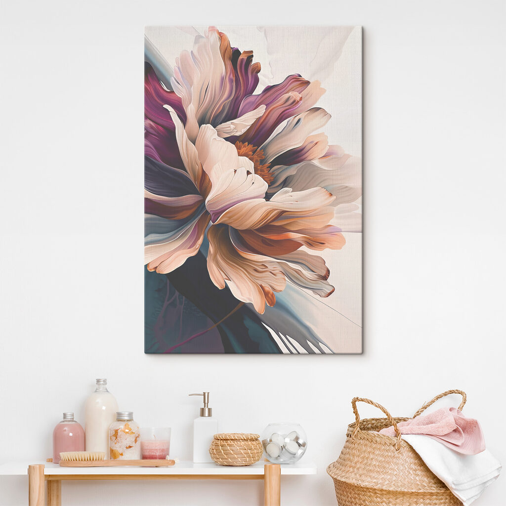 Colorful petals in soft harmony