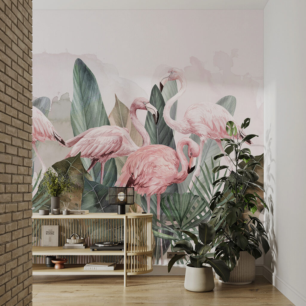 w00505v1pih23ms 1024x1024 - Skupina ružových plameniakov a listov - tegory