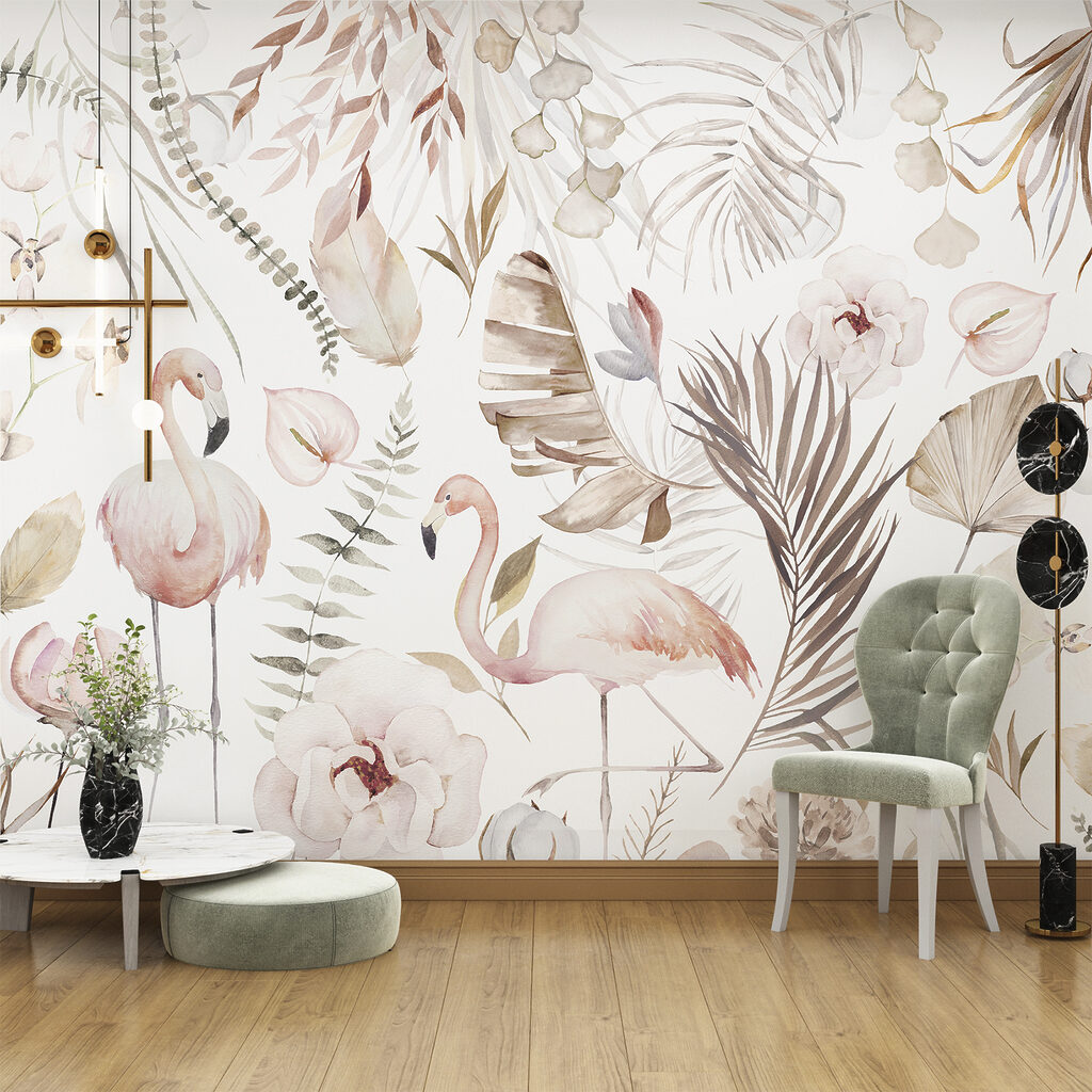 w00507pig6ms 1024x1024 - Akvarelová maľba plameniakov a kvetov - tegory