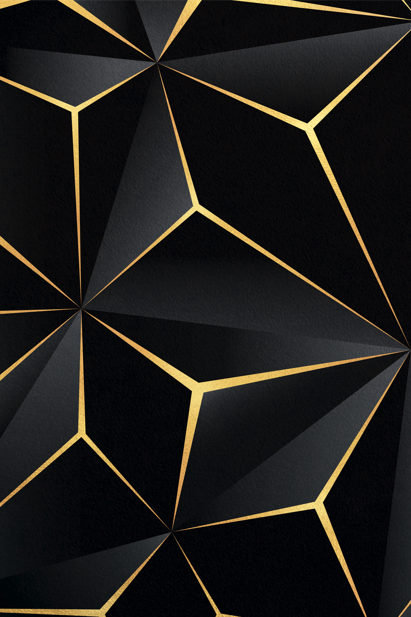 s35865p - Elegantný čierny geometrický dizajn s akcentmi - tegory