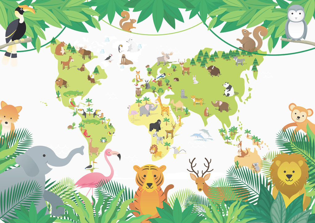 Mapa zvierat a rastlín Mapa zvierat a rastlín