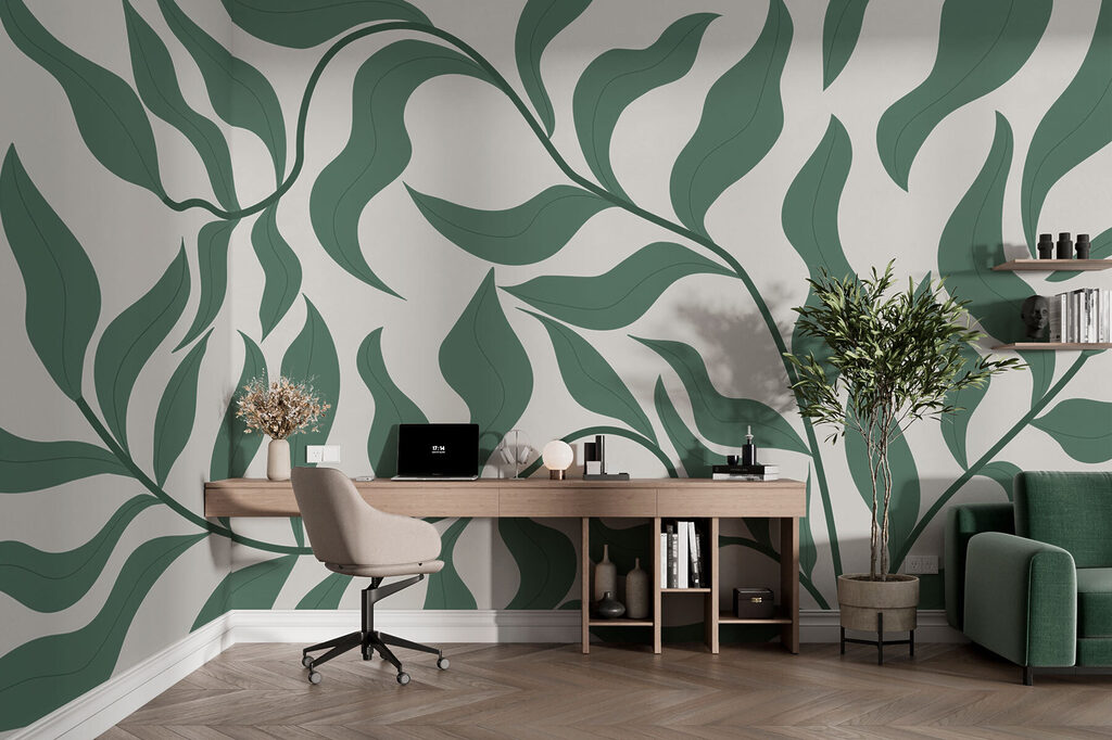 Zelené listy na bielom pozadí w00629pig6mr 1024x682 - Zelené listy na bielom pozadí - tegory