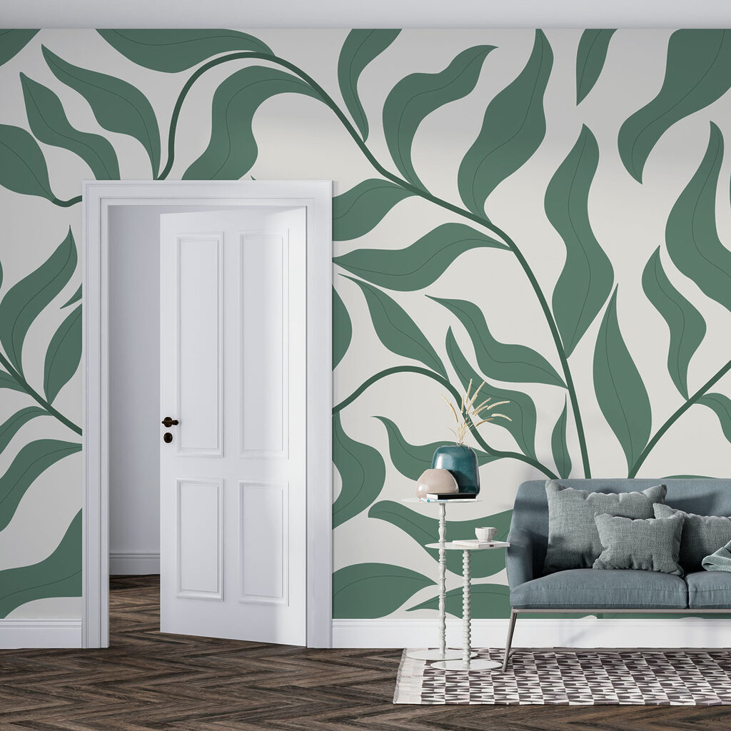 Zelené listy na bielom pozadí w00629pig7ms 1024x1024 - Zelené listy na bielom pozadí - tegory