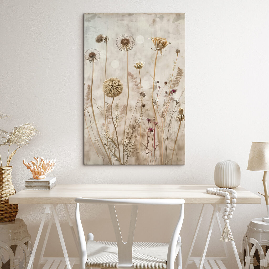 A group of flowers and plants