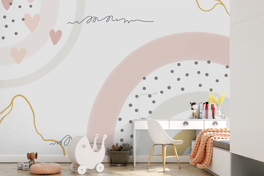 Biele pozadie s ružovými a sivými kruhmi a bodkami u99373pir2r 1024x683 - Biele pozadie s ružovými a sivými kruhmi a bodkami - tegory