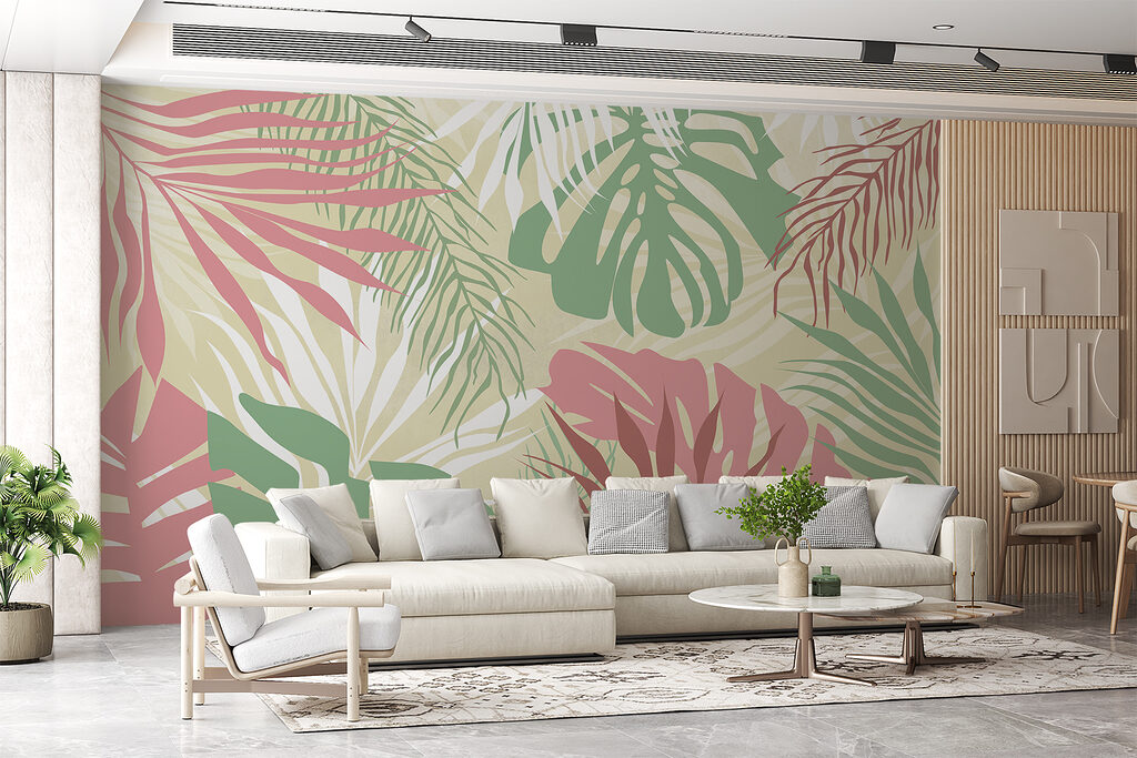 Vzor listov na bielom pozadí w00676pig31mr 1024x683 - Vzor listov na bielom pozadí - tegory