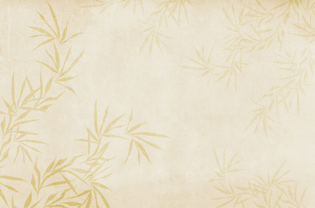 A white background with leaves