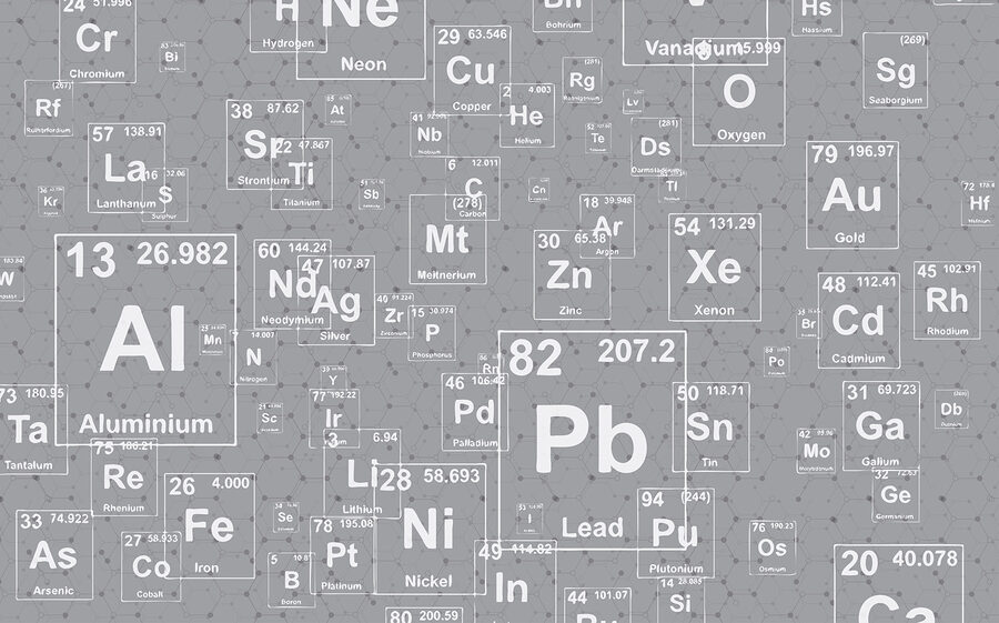 Vzor periodickej tabuľky prvkov