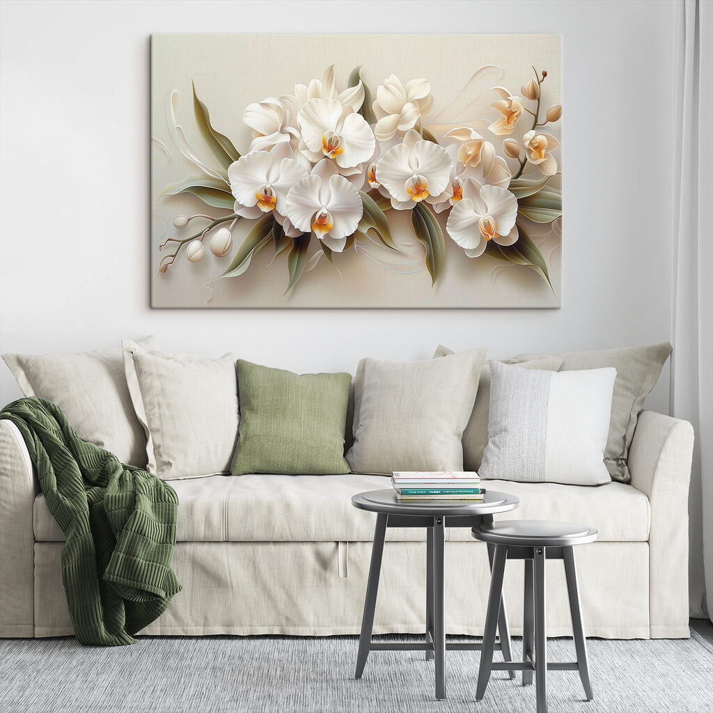 A group of white flowers