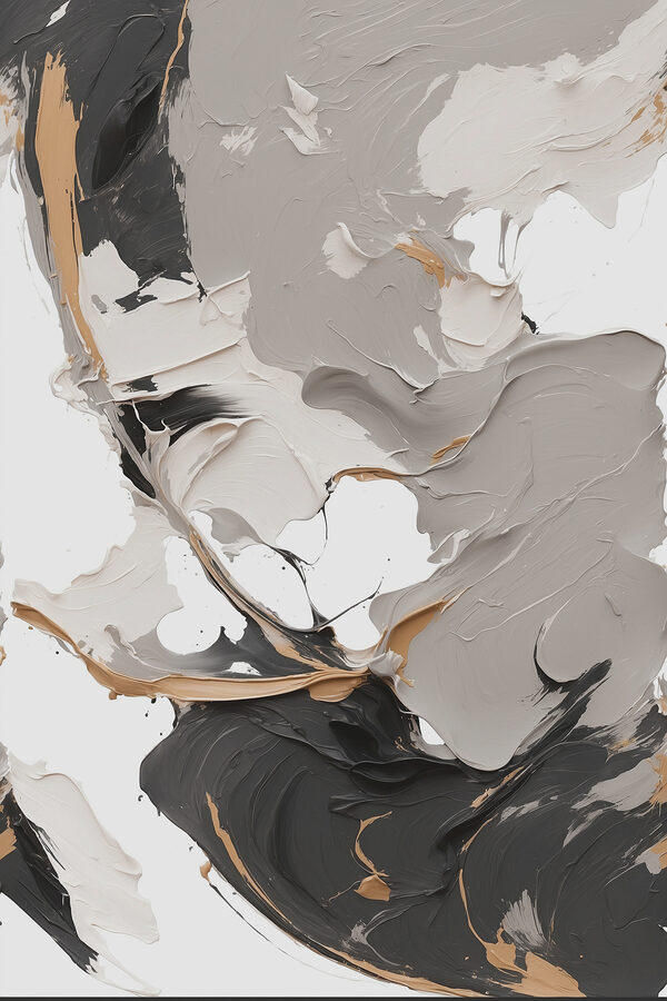 Abstract swirls of earthy tones