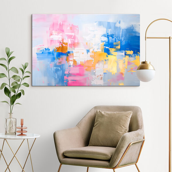A painting of different colors A painting of different colors