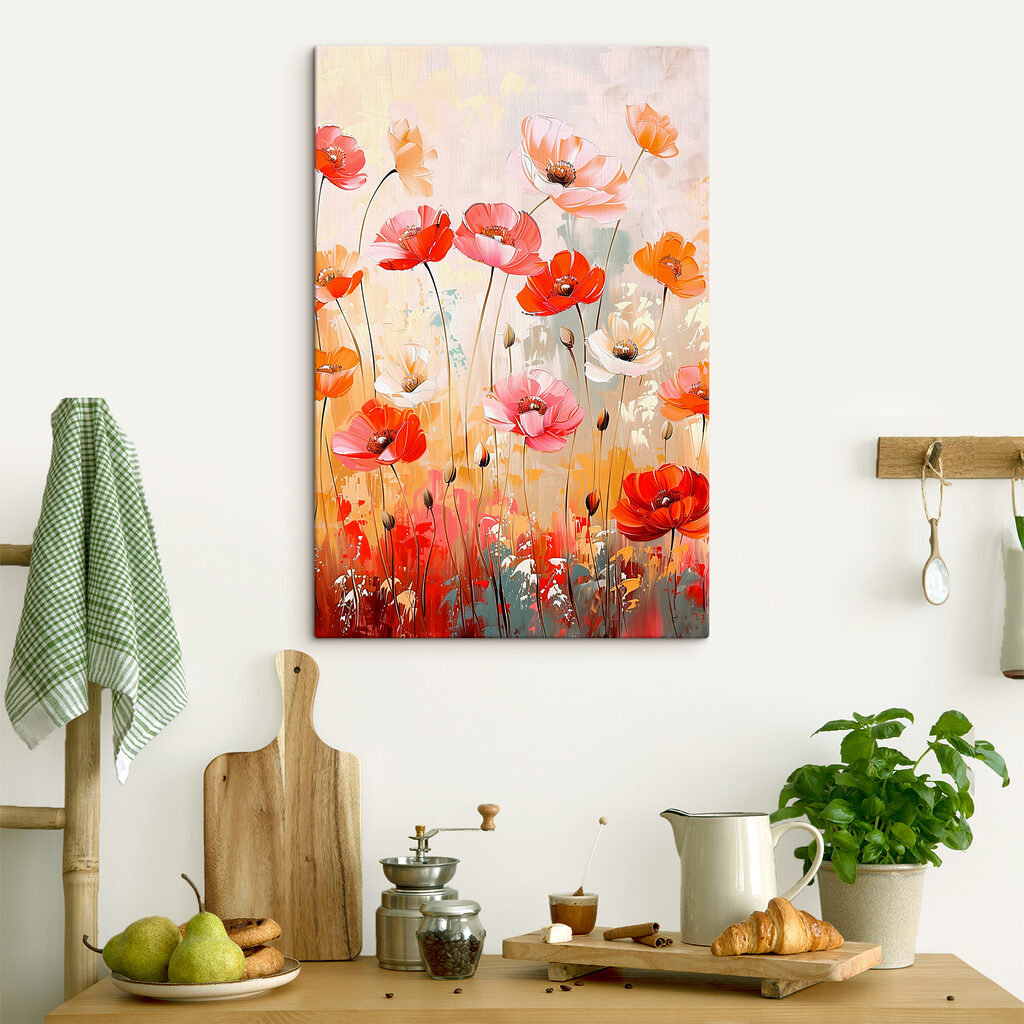 Vibrant blossoms in a colorful field Vibrant blossoms in a colorful field