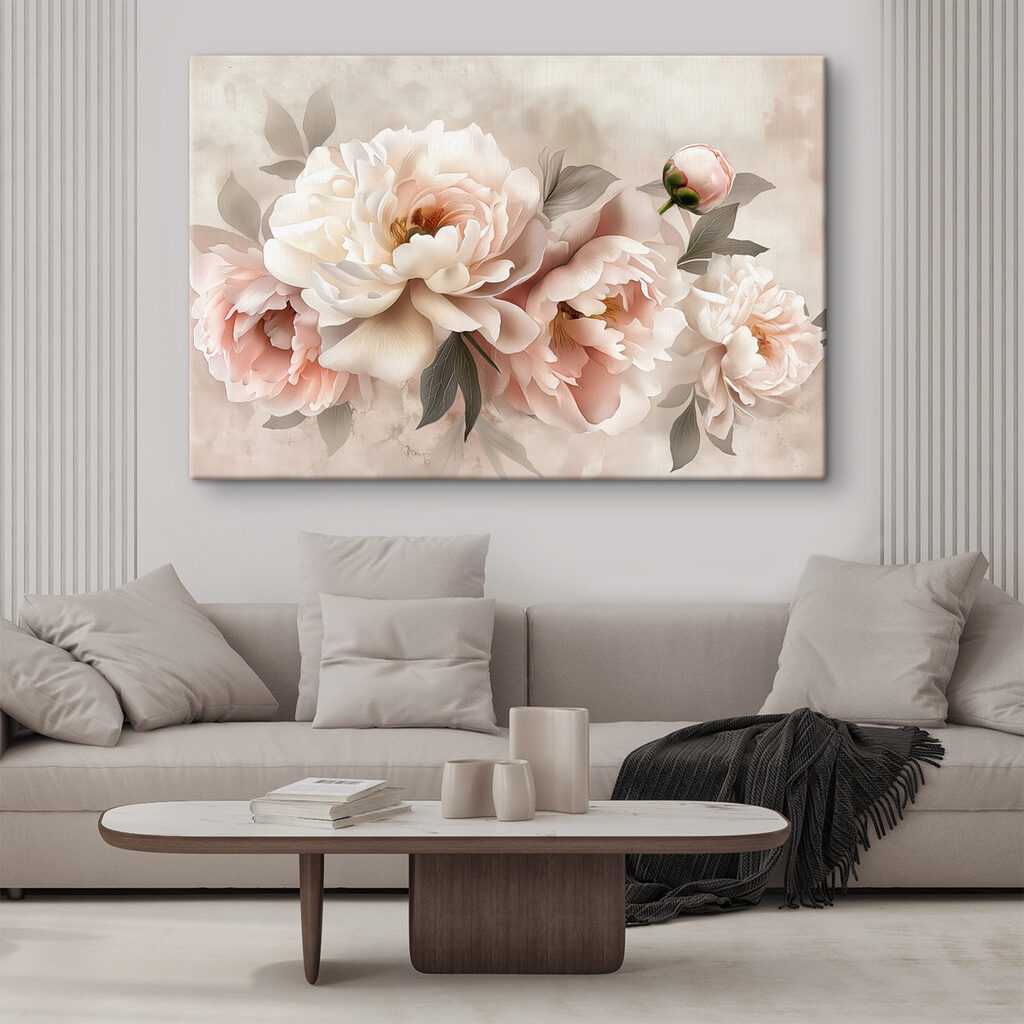 A group of flowers on a white background