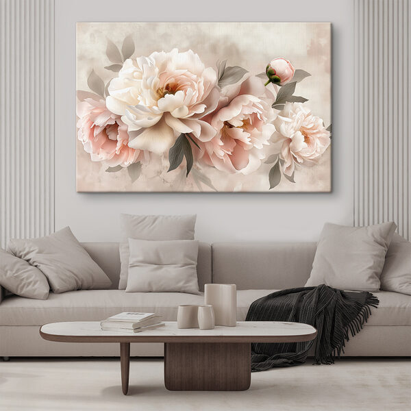 A group of flowers on a white background