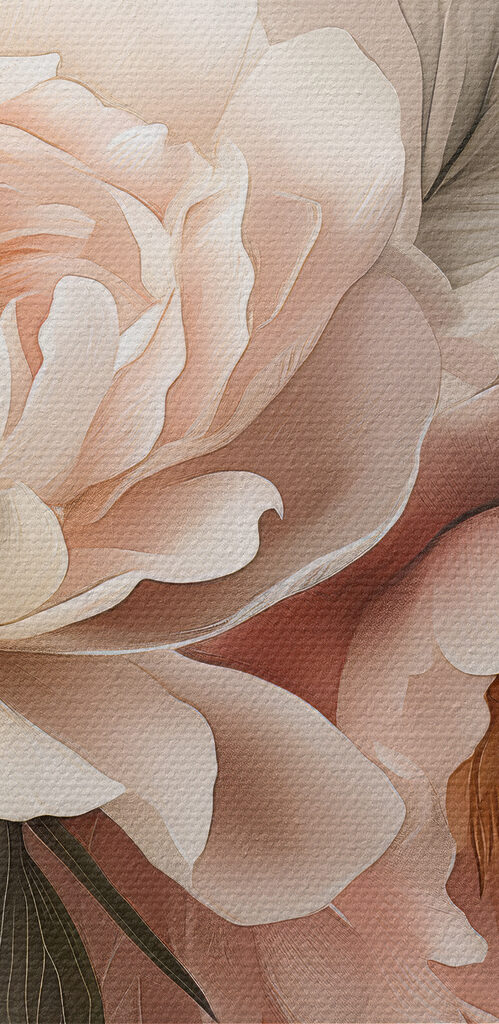 A group of flowers on a white background