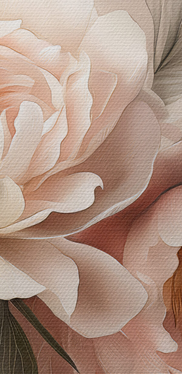 A group of flowers on a white background