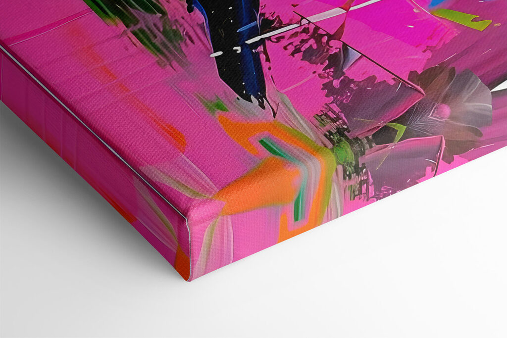 A painting of different colors