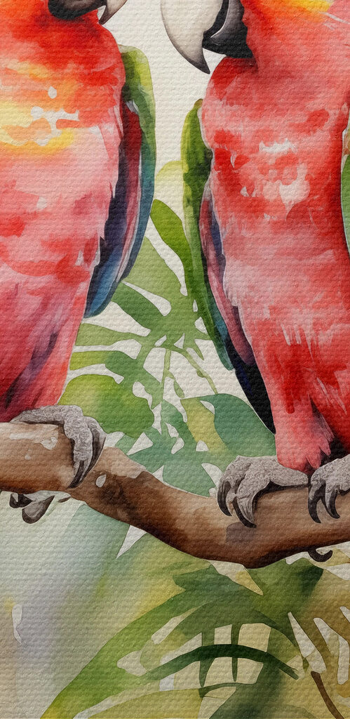 Two birds on a branch Two birds on a branch