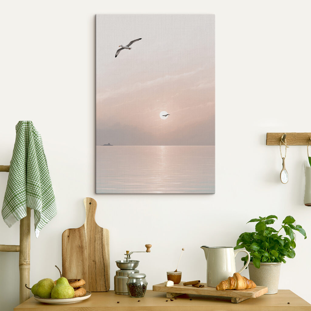 A seagull flying over water A seagull flying over water