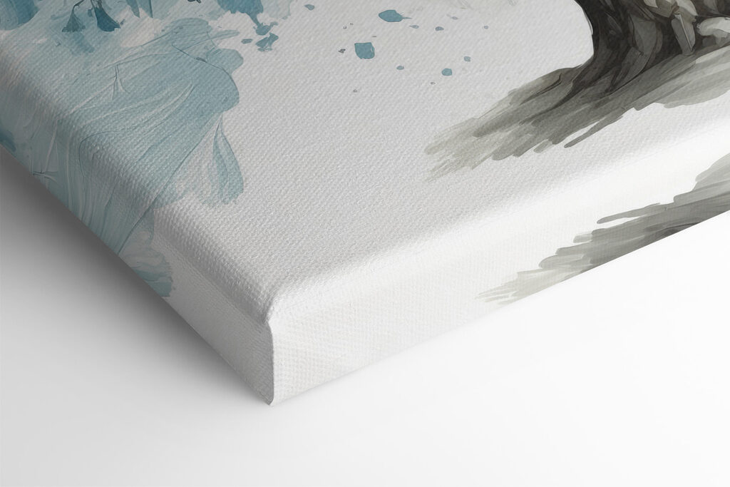 A tree with blue leaves A tree with blue leaves