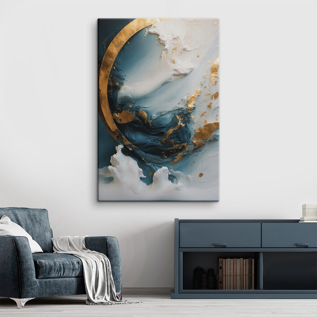 A close up of a painting A close up of a painting