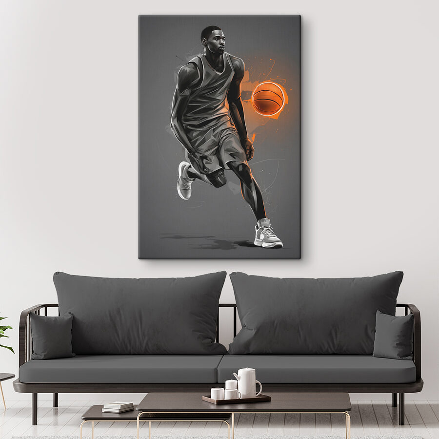 Basketbalista s loptou Basketbalista s loptou