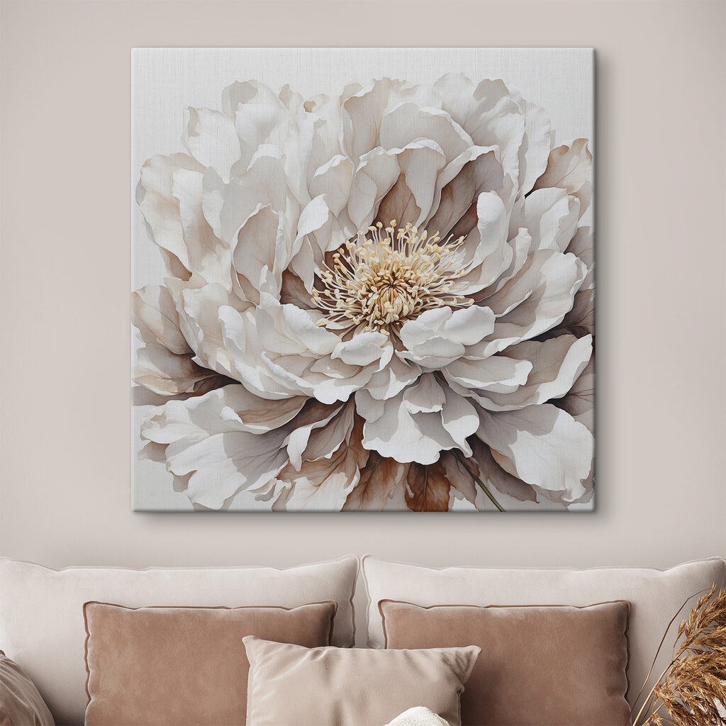 A close up of a flower