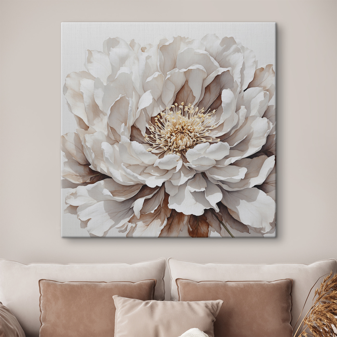 A close up of a flower