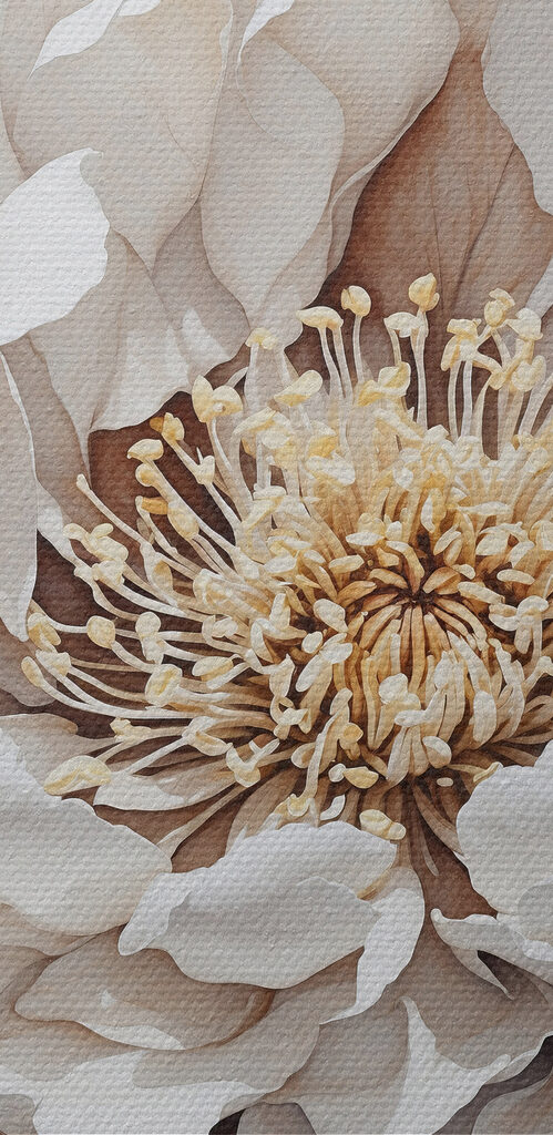 A close up of a flower