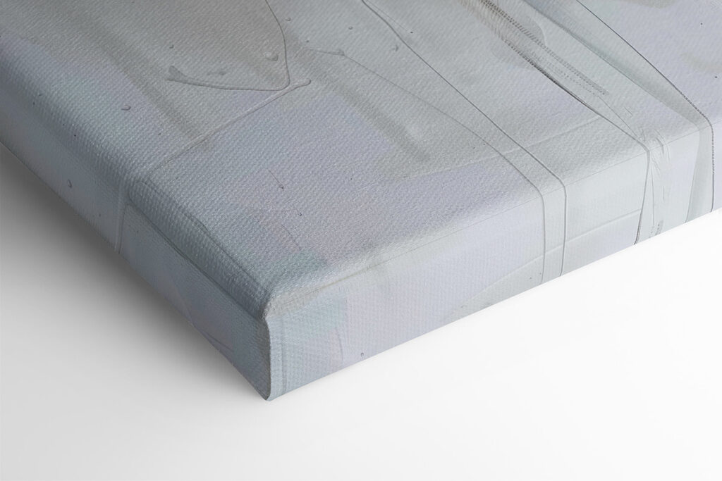 A painting of flowers on a wall A painting of flowers on a wall