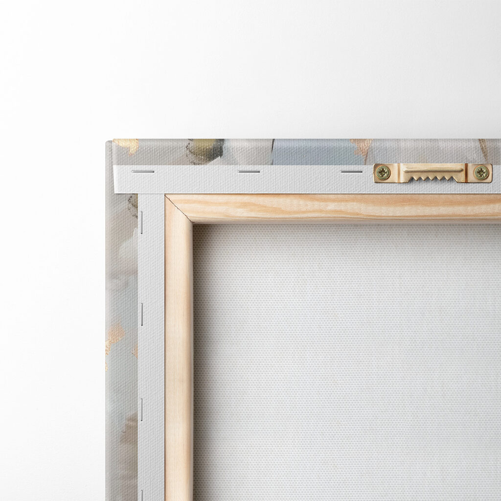 A painting of flowers on a wall A painting of flowers on a wall