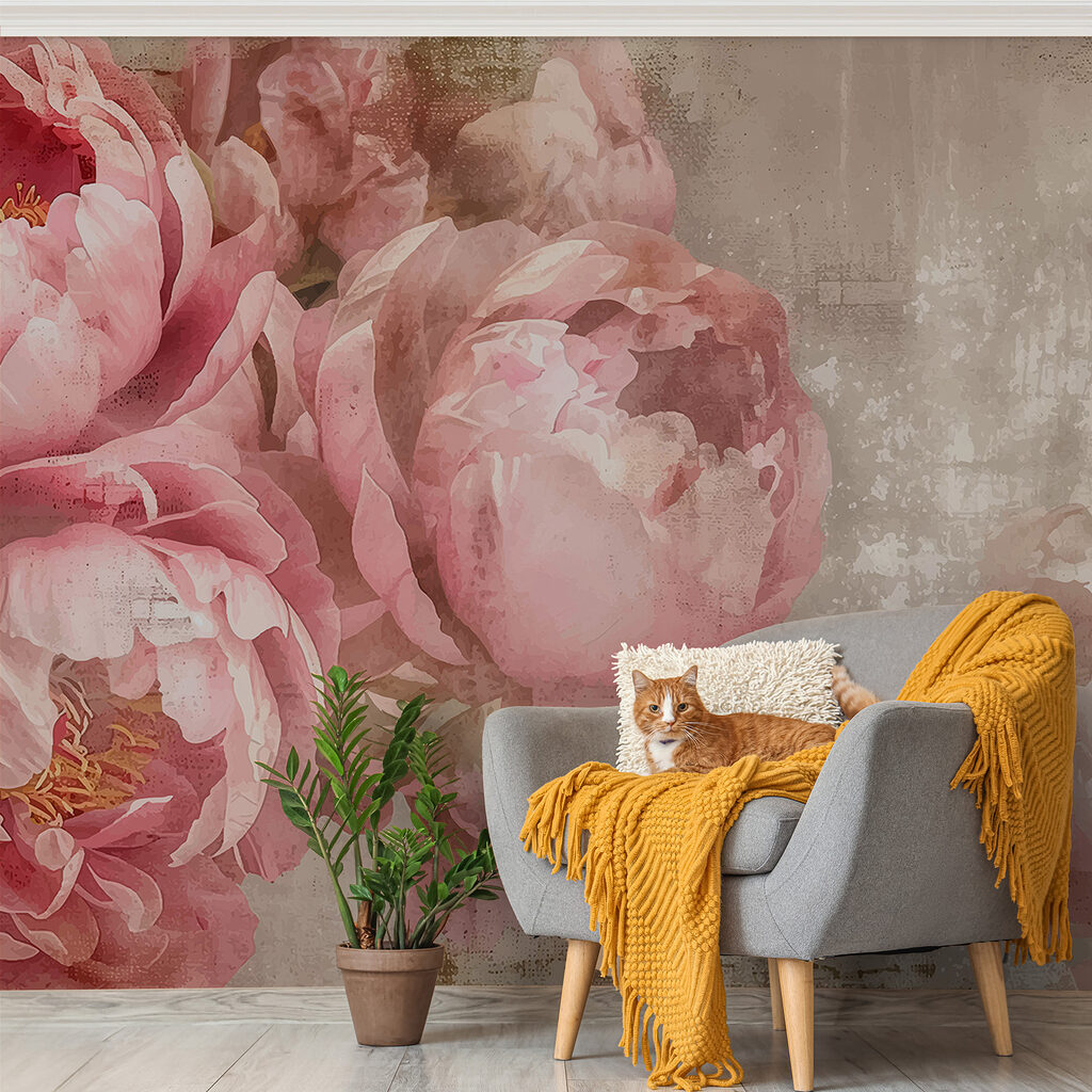 A group of pink flowers A group of pink flowers