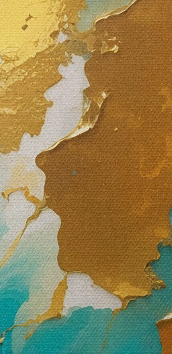 Abstraktné umenie so žiarivými odtieňmi teal. Abstraktné umenie so žiarivými odtieňmi teal.