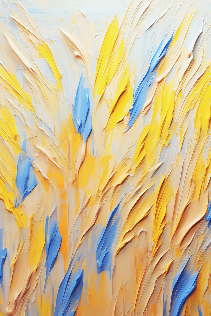 Vibrant colors create bold expression Vibrant colors create bold expression