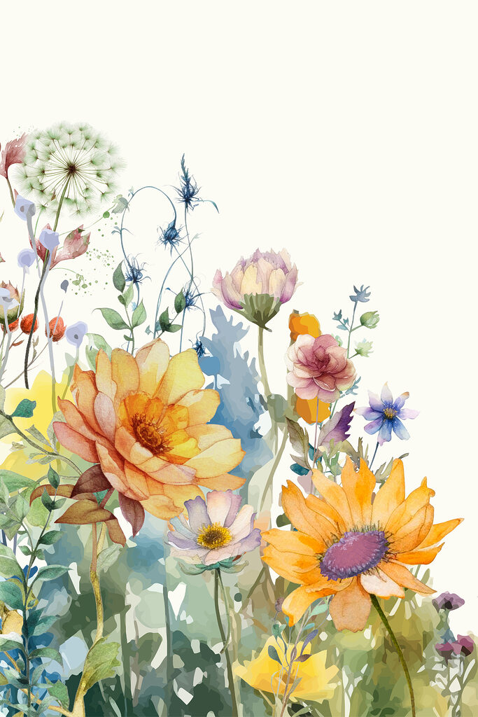 A close up of flowers