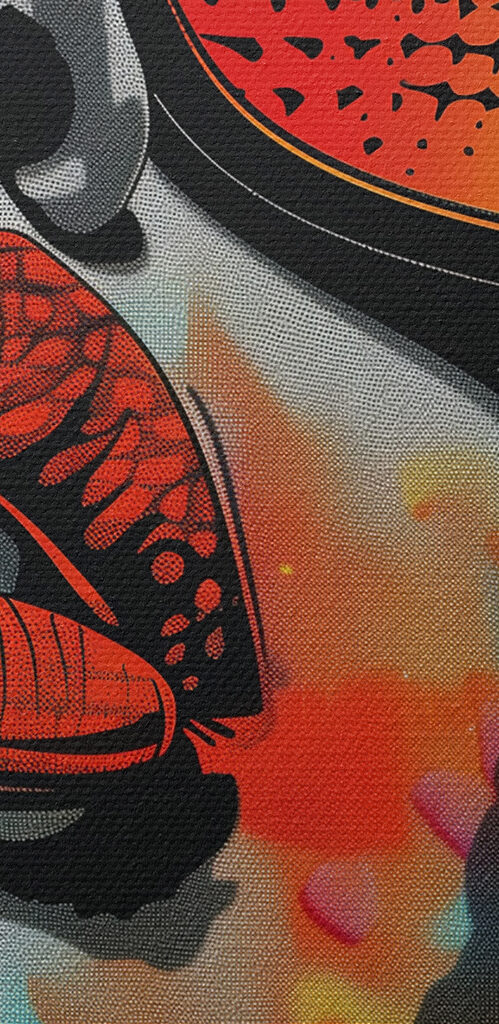 A woman wearing sunglasses and lips