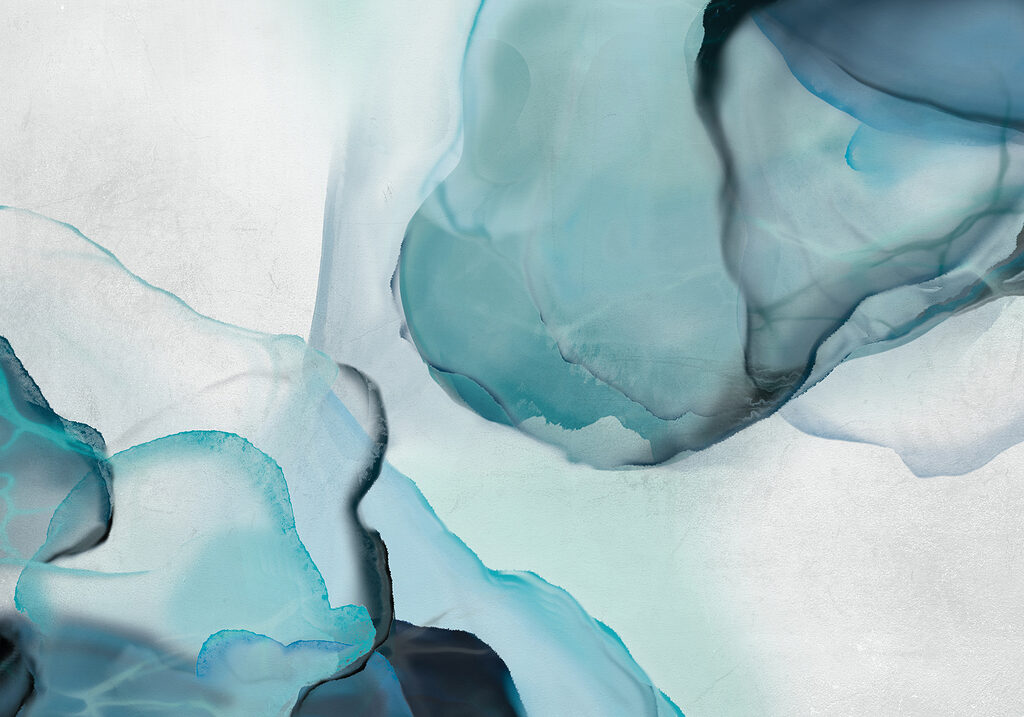 Close up of a painting