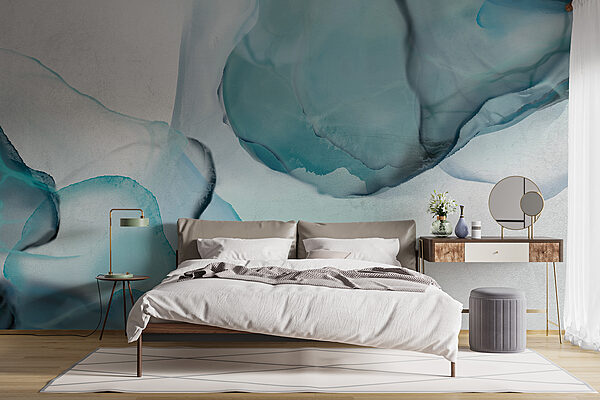 Close up of a painting