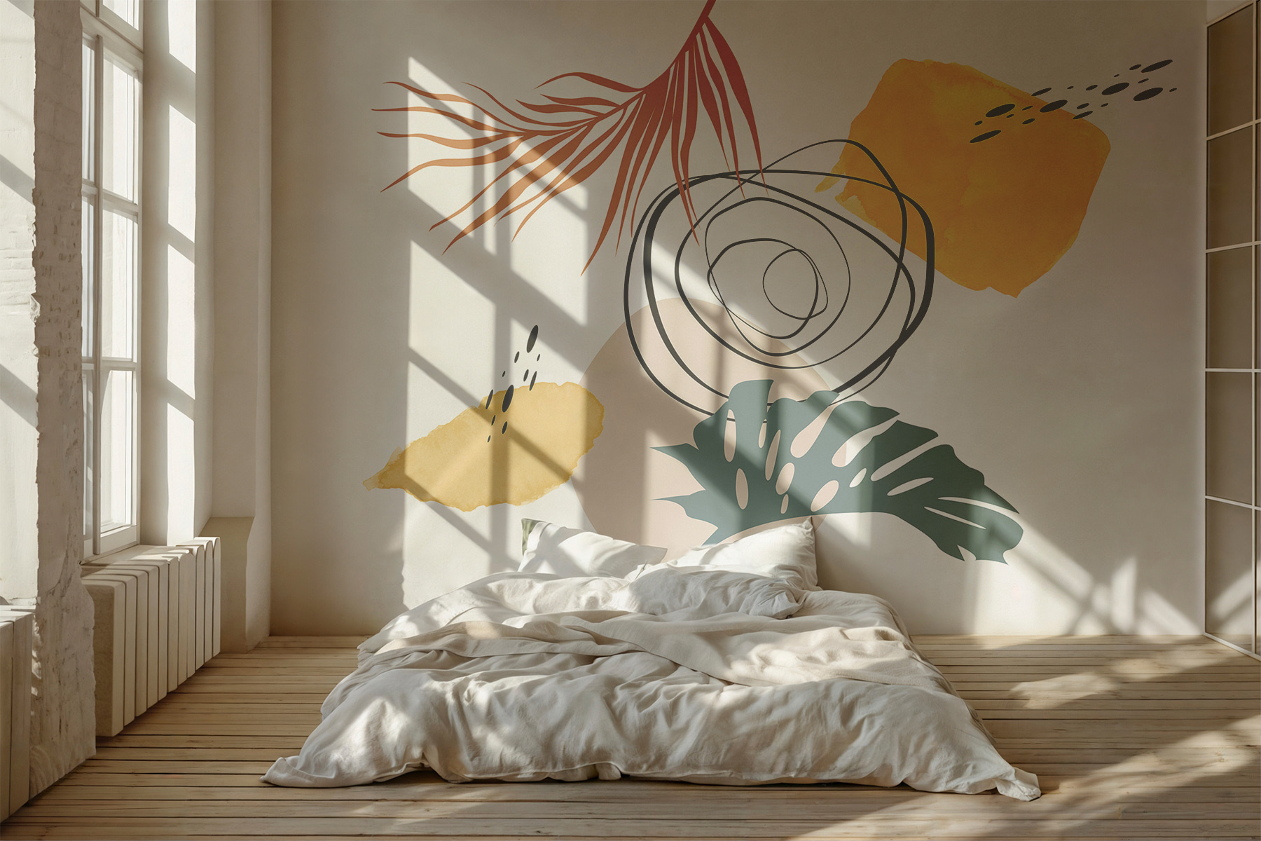 Close up of a painting Close up of a painting